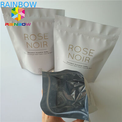 Τυπωμένη η Ziplock στάση φύλλων αλουμινίου επάνω στην καλλυντική συσκευάζοντας καρύδα τσαντών/το σώμα καφέ τρίβει