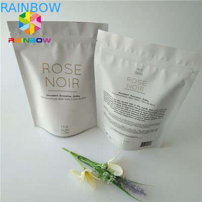 Τυπωμένη η Ziplock στάση φύλλων αλουμινίου επάνω στην καλλυντική συσκευάζοντας καρύδα τσαντών/το σώμα καφέ τρίβει