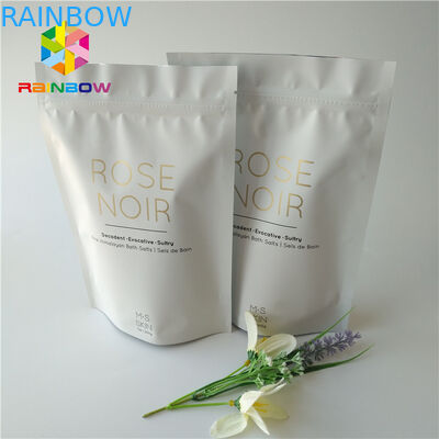 Τυπωμένη η Ziplock στάση φύλλων αλουμινίου επάνω στην καλλυντική συσκευάζοντας καρύδα τσαντών/το σώμα καφέ τρίβει