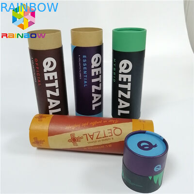 Ανακυκλώσιμη ώθηση συνήθειας συσκευασίας κιβωτίων εγγράφου συσκευασίας φρούτων τσαγιού ξηρά επάνω στο σωλήνα της Kraft