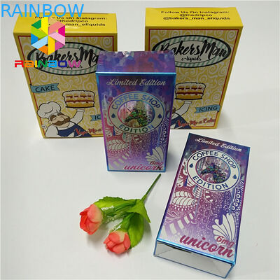 Ορθογώνιο που διπλώνει το συσκευάζοντας κιβώτιο εγγράφου ολογραμμάτων για την του προσώπου μάσκα βουρτσών Eyelash καλλυντικών