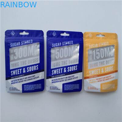 Resealable υγρασία τροφίμων τσαντών κλειδαριών φερμουάρ φύλλων αλουμινίου αργιλίου - απόδειξη τρία - πλευρά που σφραγίζεται