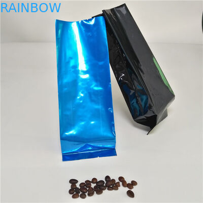 Gusset φύλλων αλουμινίου αργιλίου οι δευτερεύουσες τσάντες τσαγιού που συσκευάζουν τη σακούλα καφέ συγκολλούν με θερμότητα με τη βαλβίδα