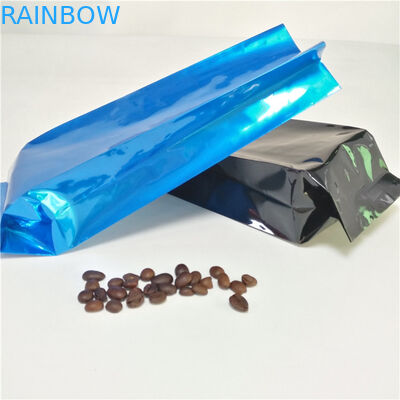 Gusset φύλλων αλουμινίου αργιλίου οι δευτερεύουσες τσάντες τσαγιού που συσκευάζουν τη σακούλα καφέ συγκολλούν με θερμότητα με τη βαλβίδα