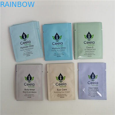 Πλαστικές σακούλες κλειδαριών φερμουάρ φύλλων αλουμινίου αργιλίου που συσκευάζουν τη Resealable πλευρά τρία που σφραγίζεται