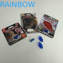 Η μεγάλη αγοριών 9X εγγράφου φουσκαλών κάψα χαπιών φύλων καρτών συσκευάζοντας με τις διαφανείς αυτοκόλλητες ετικέττες βγάζει φουσκ'αλες τα μπουκάλια