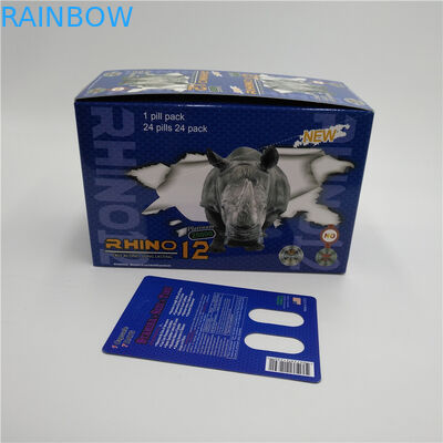 Δύσκαμπτες κάψες φύλων Rox χαπιών φύλων Poseidon που συσκευάζουν το προσαρμοσμένο κάρτα λογότυπο φουσκαλών