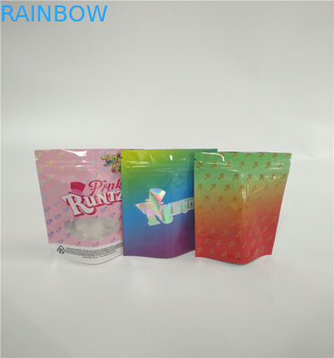 Ανακυκλώσιμο πλαστικό βοτανικό θυμίαμα κλειδαριών φερμουάρ που συσκευάζει το τυπωμένο συνήθεια λογότυπο σακουλών φερμουάρ Doypack