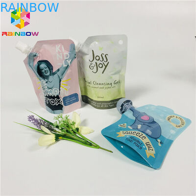 Στάση βαθμού τροφίμων Doypack επάνω να καθαρίσει σακουλών στην επαναχρησιμοποιήσιμη συσκευασία μασκών πηκτωμάτων του προσώπου υγρή