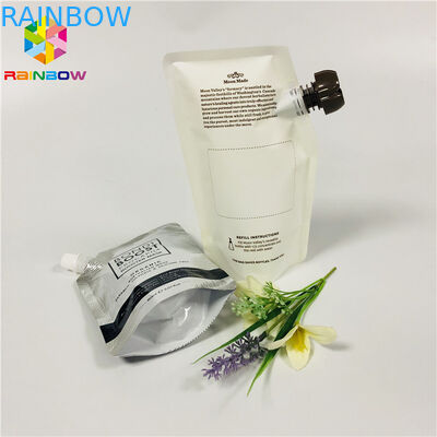 Στάση βαθμού τροφίμων Doypack επάνω να καθαρίσει σακουλών στην επαναχρησιμοποιήσιμη συσκευασία μασκών πηκτωμάτων του προσώπου υγρή