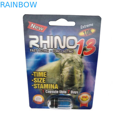 Η αρχαιότερη Zen/ρινόκερος 13 Gravure καρτών εγγράφου φουσκαλών κιβωτίων εγγράφου χαπιών συσκευάζοντας τρισδιάστατες εκτύπωσης αρχαιότερες κάρτες pilll της Zen σεξουαλικές