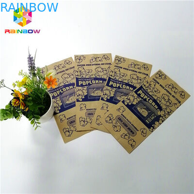 Συγκολλήστε την τσάντα πρόχειρων φαγητών με θερμότητα που συσκευάζει τη βιοδιασπάσιμη ανακυκλωμένη Popcorn τροφίμων πρόχειρων φαγητών αποθήκευση