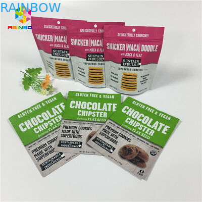 Ψηφιακή τσάντα πρόχειρων φαγητών εκτύπωσης που συσκευάζει την πλαστική σακούλα Doypack φύλλων αλουμινίου Mylar αργιλίου