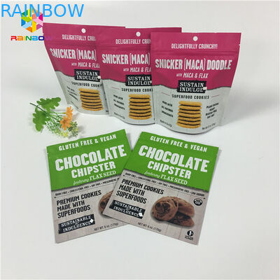 12oz στάση 1 λίβρας επάνω Ziplock στις τσάντες, Ziplock σκονών καρυκευμάτων εκτύπωση μεταλλινών σακουλών