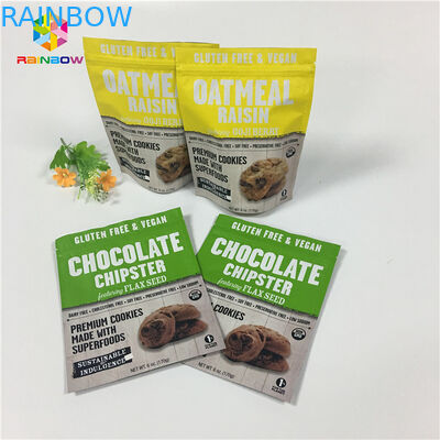 Η Resealable συσκευασία τροφίμων πρόχειρων φαγητών τοποθετεί την κλειδαριά φερμουάρ φύλλων αλουμινίου αργιλίου ελασματοποίησης γαλάτων πρωτεΐνης σε σάκκο/σε σκόνη