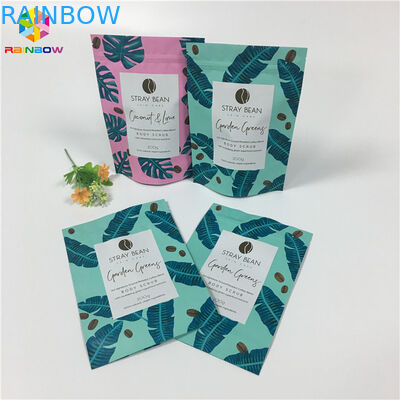 Οι υψηλές εμποδίων αργιλίου τσάντες πρόχειρων φαγητών φύλλων αλουμινίου τυπωμένες συνήθεια για το άλας/το σώμα θάλασσας τρίβουν