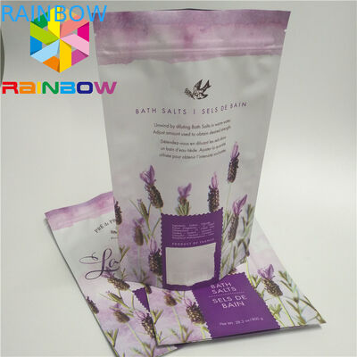 Συγκολλήστε τις καλλυντικές τσάντες φερμουάρ, συσκευασία μασκών προσώπου φύλλων αλουμινίου αργιλίου για τη φροντίδα δέρματος με θερμότητα