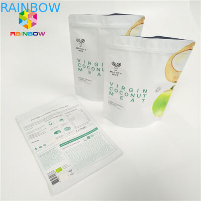 Gravure που τυπώνει τις πλαστικές σακούλες που συσκευάζουν τις επαναχρησιμοποιήσιμες ξηρές φρέσκες τσάντες στάσεων επάνω με το φερμουάρ