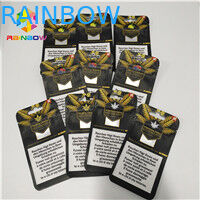 3.5g Resealable στάση τσαντών Κ Mylar απόδειξης μυρωδιάς επάνω στις σακούλες για τη συσκευασία πετρελαίου κάνναβης ζιζανίων CBD