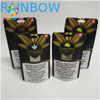 Η μακροχρόνια συσκευασία σακουλών φύλλων αλουμινίου διάρκειας ζωής συγκολλά την τσάντα 1/8oz με θερμότητα 1/2oz 1oz CBD Gummies