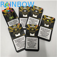 Ziplock Resealabel οι τσάντες φύλλων αλουμινίου αργιλίου στέκονται επάνω τη συσκευασία καραμελών Gummies πετρελαίου CBD