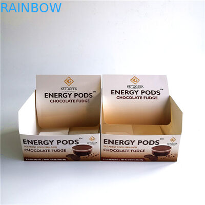 Χαρτονένιο κιβώτιο της Kraft Eco φιλικό, πτυσσόμενο αντίθετο κιβώτιο επίδειξης για τη σοκολάτα