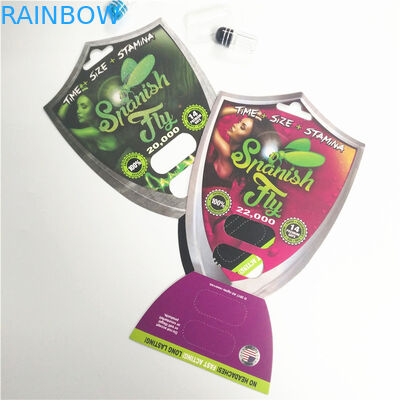 Αρσενική σεξουαλική αύξηση απόδοσης κιβωτίων επίδειξης καρτών συσκευασίας φουσκαλών καψών χαπιών ρινοκέρων