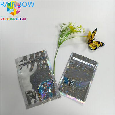 Δευτερεύουσα σακούλα φύλλων αλουμινίου σφραγίδων τρία που συσκευάζει το Resealable φερμουάρ Metalized για το γάλα τσαγιού/σε σκόνη