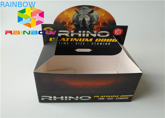 Το ανακυκλωμένο έγγραφο ζάρωσε το λιανικό αντίθετο κιβώτιο επίδειξης για τον υγρό ε ατμού χυμό Vape ε