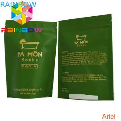 Η Resealable συσκευάζοντας στάση σακουλών φύλλων αλουμινίου επάνω στη ζάχαρη σώματος τρίβει τη θάλασσα που οι αλατισμένες τσάντες συγκολλούν με θερμότητα