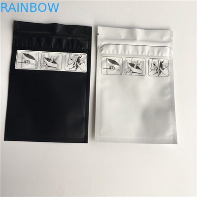 Ακίνδυνος για τα παιδιά συγκολλήστε τις συσκευάζοντας ευθυγραμμισμένες σακούλες φύλλων αλουμινίου αργιλίου Mylar τσαντών με θερμότητα τυπωμένες Ziplock