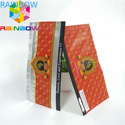 Resealable Ziplock πλαστικές σακούλες που συσκευάζουν τη σαφή ολογραφική παγωμένη αποθήκευση τροφίμων πούρων