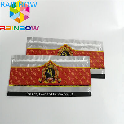 Resealable Ziplock πλαστικές σακούλες που συσκευάζουν τη σαφή ολογραφική παγωμένη αποθήκευση τροφίμων πούρων