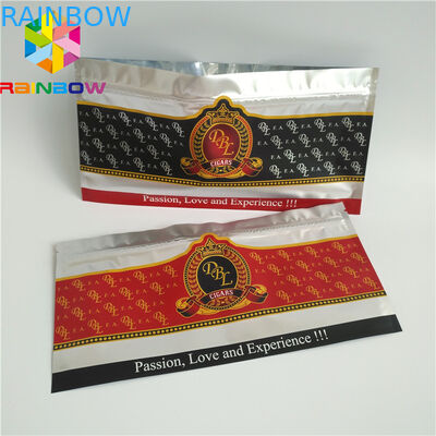 Resealable Ziplock πλαστικές σακούλες που συσκευάζουν τη σαφή ολογραφική παγωμένη αποθήκευση τροφίμων πούρων