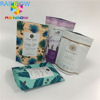 3 τοποθετημένων σε στρώματα μασκών κενών αργιλίου φύλλων αλουμινίου καλλυντικών τσαντών στρώματα σακουλών μασκών Resealable