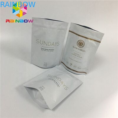 3 τοποθετημένων σε στρώματα μασκών κενών αργιλίου φύλλων αλουμινίου καλλυντικών τσαντών στρώματα σακουλών μασκών Resealable