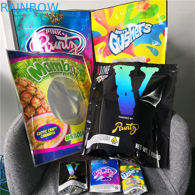 Πλαστική στάση απόδειξης μυρωδιάς επάνω στις συσκευάζοντας τσάντες Mylar λουλουδιών σακουλών Resealable