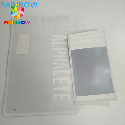 Η άσπρη απόδειξη μυρωδιάς πακέτων πλαστικών σακουλών μεταλλινών συγκολλά τη συσκευασία διακοσμήσεων δαχτυλιδιών ακουστικών Mylar με θερμότητα