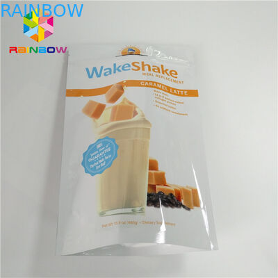 Πλαστικές σακούλες βαθμού τροφίμων που συσκευάζουν, στάση φύλλων αλουμινίου αργιλίου επάνω Ziplock τσαντών ανθεκτικό