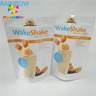 Πλαστικές σακούλες βαθμού τροφίμων που συσκευάζουν, στάση φύλλων αλουμινίου αργιλίου επάνω Ziplock τσαντών ανθεκτικό