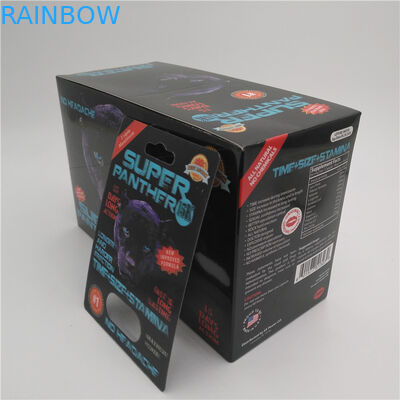 Κάρτα φουσκαλών ενθέτων φωτογραφικών διαφανειών που συσκευάζει το υλικό της PET για τα αρσενικά χάπια αυξήσεων