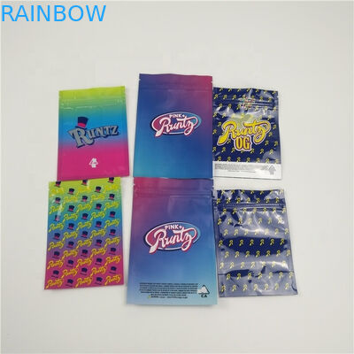 Ziplock που συσκευάζει το πλαστικό υλικό βαθμού τροφίμων τσαντών Mylar για τη σκόνη/το χάπι/την κάνναβη