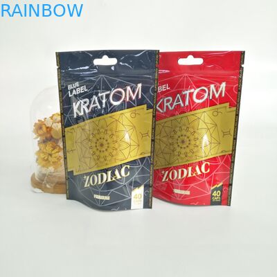 Ziplock που συσκευάζει το πλαστικό υλικό βαθμού τροφίμων τσαντών Mylar για τη σκόνη/το χάπι/την κάνναβη