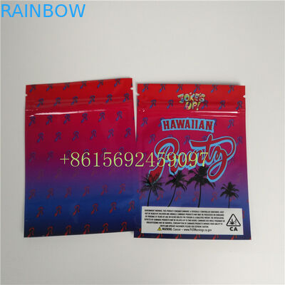 Πλαστική φερμουάρ κλειδαριών βοτανική σακούλα μπισκότων ζιζανίων Runtz αγοριών ζουγκλών θυμιάματος συσκευάζοντας