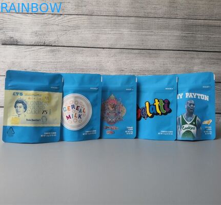 Πρόσφατα καυτός πωλήστε την τσάντα μπισκότων με τις ολογραφικές αυτοκόλλητες ετικέττες μπισκότων η τσάντα Mylar απόδειξης μυρωδιάς για τη συσκευασία ζιζανίων