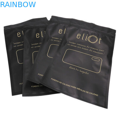 Gusset τηλεφωνικής περίπτωσης ακουστικών συσκευάζοντας κατώτατο τσάντες πλαστικό προσαρμοσμένο Ziplock μέγεθος