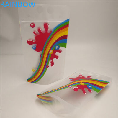 Gusset γάλακτος σαφούς χυμού κατώτατο τσάντες, ανθεκτική στάση επάνω στις σακούλες φύλλων αλουμινίου με τη λαβή