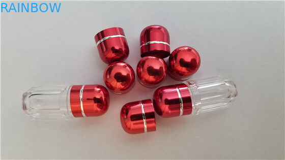 Σαφές πλαστικό ζωηρόχρωμο μέταλλο ΚΑΠ εμπορευματοκιβωτίων καψών ρινοκέρων Bottless χαπιών για τις τρισδιάστατες κάρτες