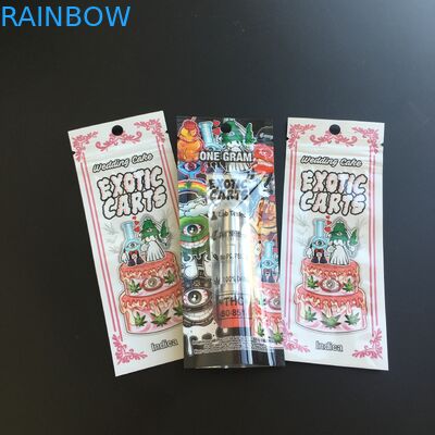 Πλαστικές σακούλες φύλλων αλουμινίου Mylar που συσκευάζουν την εκτύπωση συνήθειας φερμουάρ για τα περιτυλίγματα καπνών πούρων