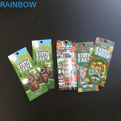 Πλαστικές σακούλες φύλλων αλουμινίου Mylar που συσκευάζουν την εκτύπωση συνήθειας φερμουάρ για τα περιτυλίγματα καπνών πούρων